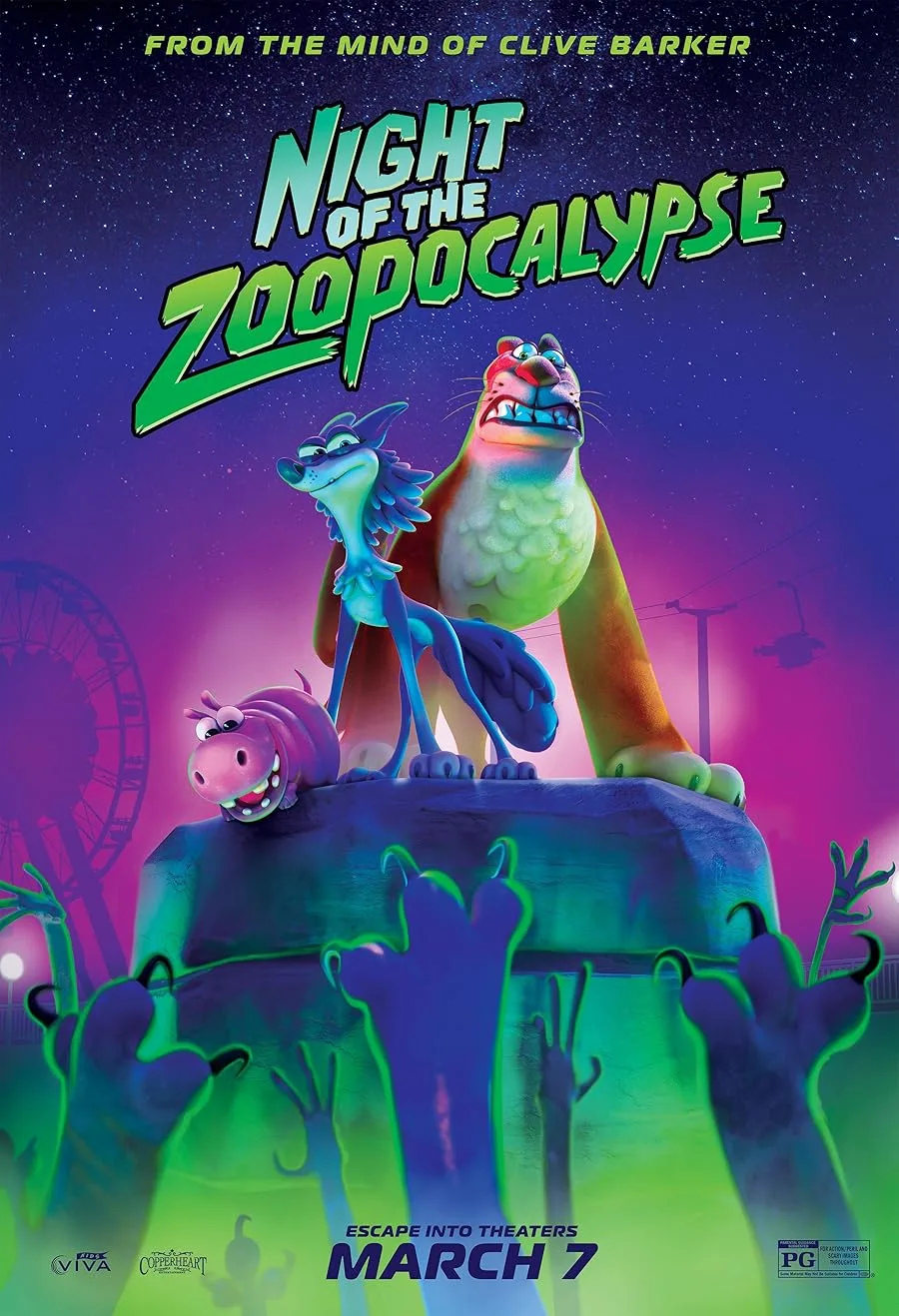 دانلود انیمیشن Night of the Zoopocalypse 2024 بدون سانسور