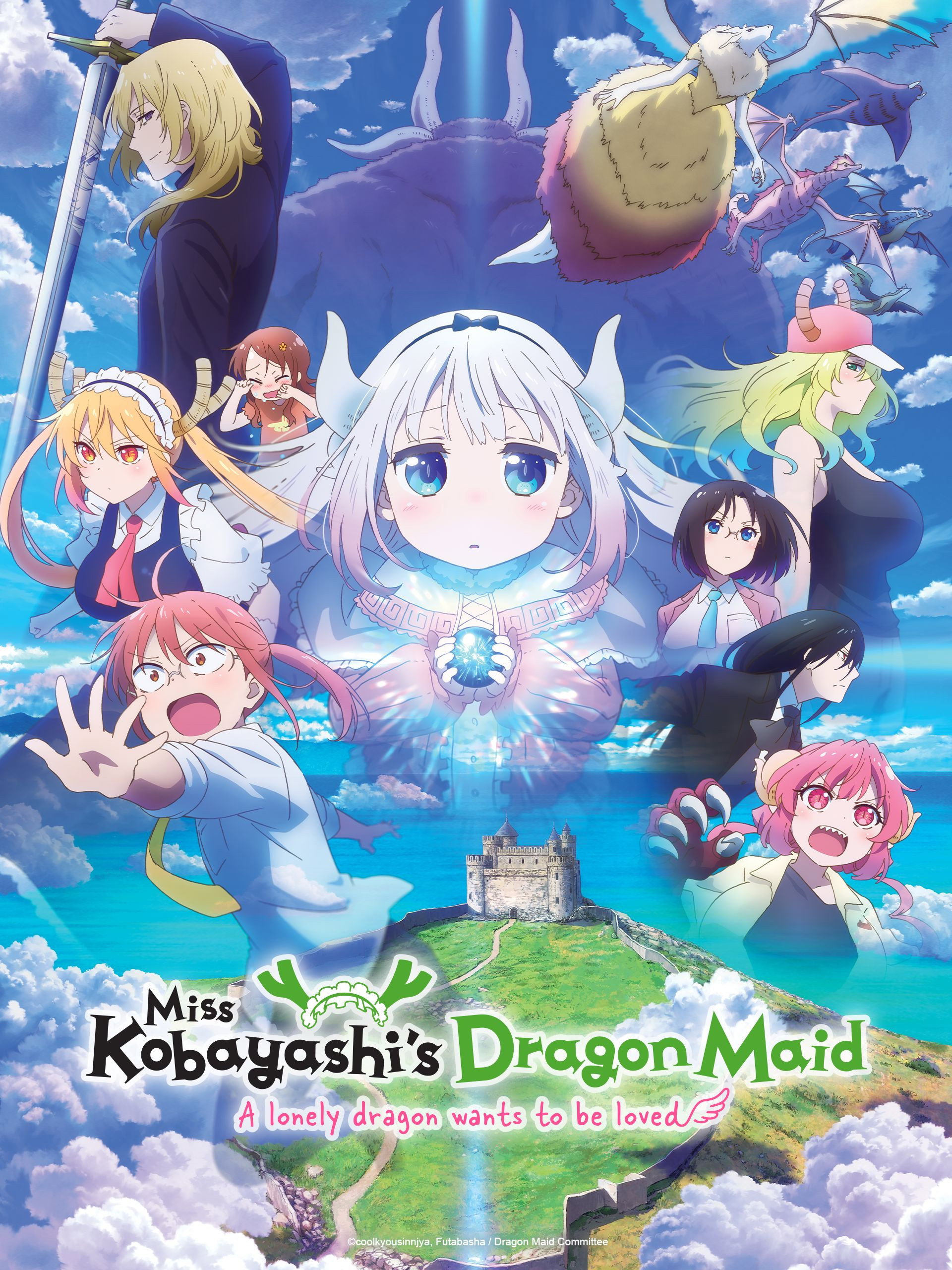 دانلود انیمیشن Miss Kobayashi’s Dragon Maid: A lonely dragon wants to be loved 2025 بدون سانسور
